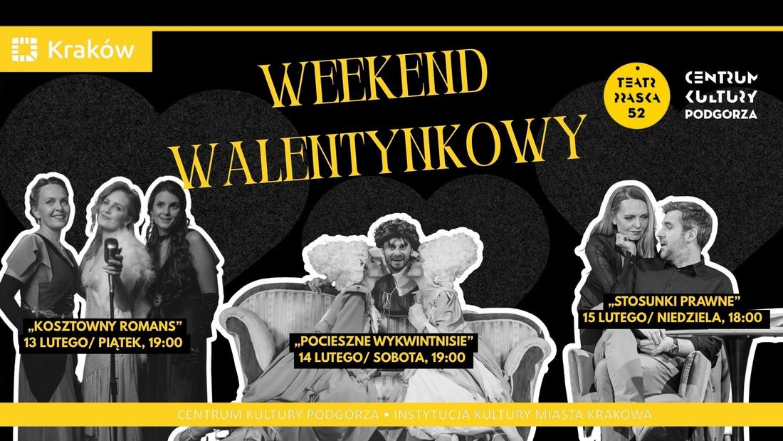 Weekend Walentynkowy w Teatrze Praska 52 - grafika