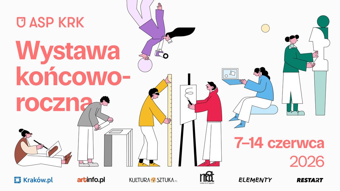 Wystawa końcoworoczna 2026 na ASP w Krakowie - grafika