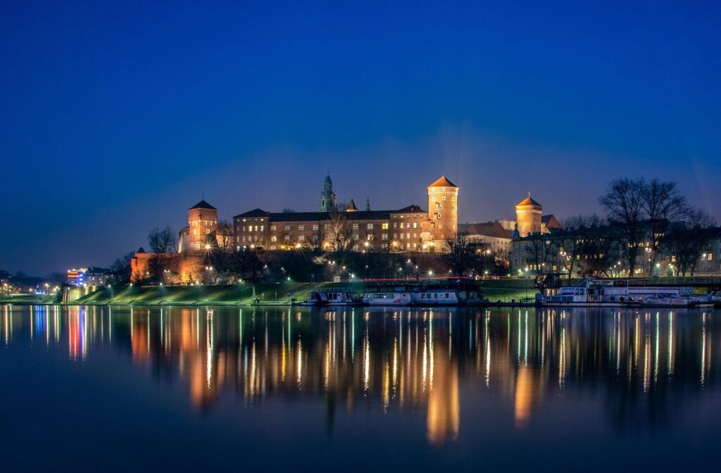 Wawel w nocy