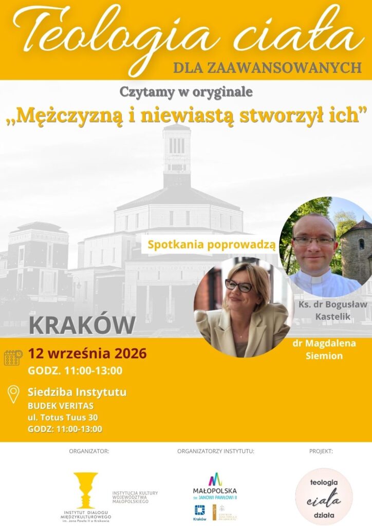 Czy samotność może być twórcza? Spotkanie wokół myśli Jana Pawła II 1 teologia ciala spotkania 2026