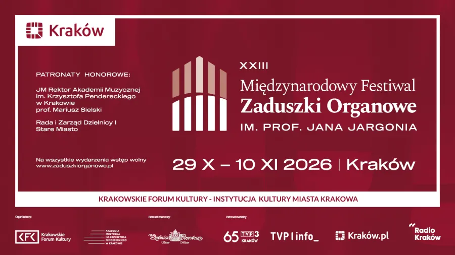XXIII Międzynarodowy Festiwal Zaduszki Organowe im. prof. Jana Jargonia
